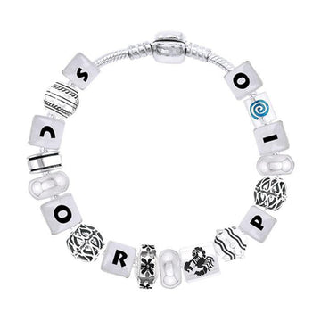 Scorpio Astrology Bead Bracelet TBL328 - Jewelry
